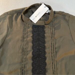 Mini Molly Girls Woven Blouse Size 12/14 NWT! Style# MMG115A19